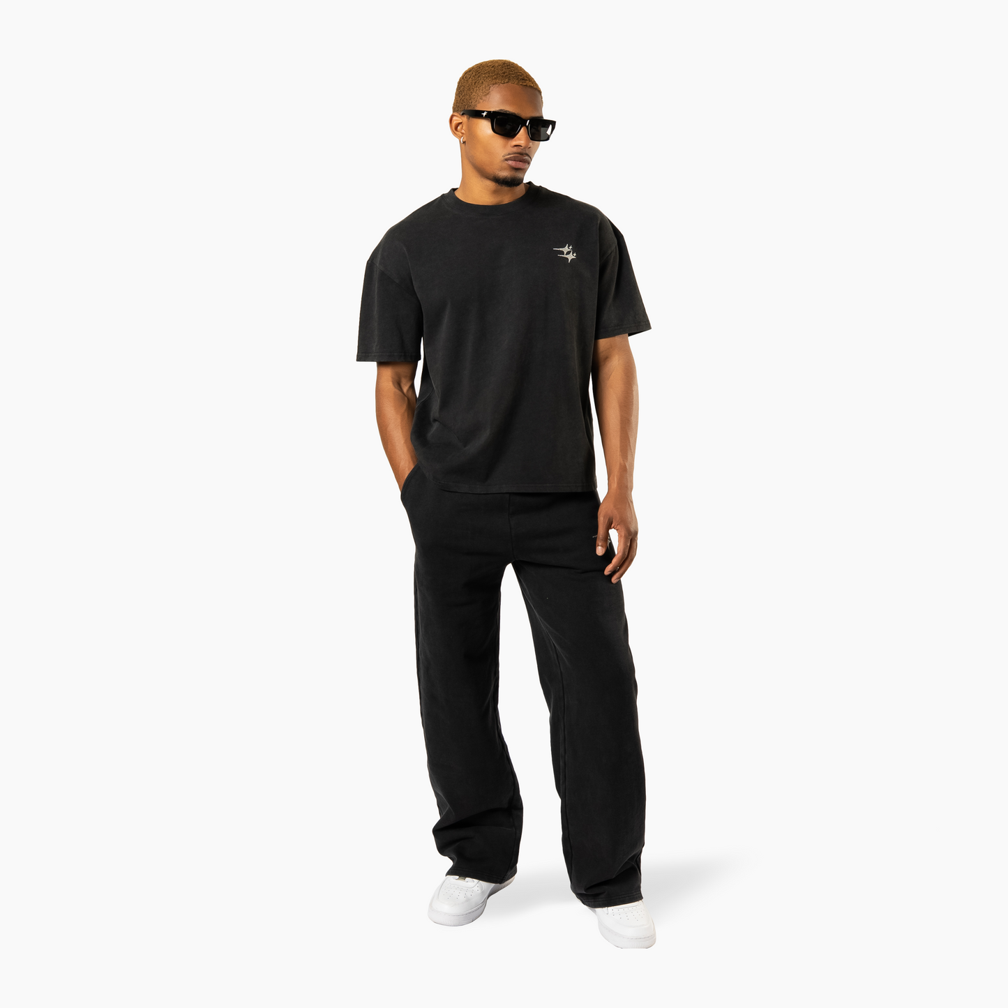Double Stars Black T-shirt