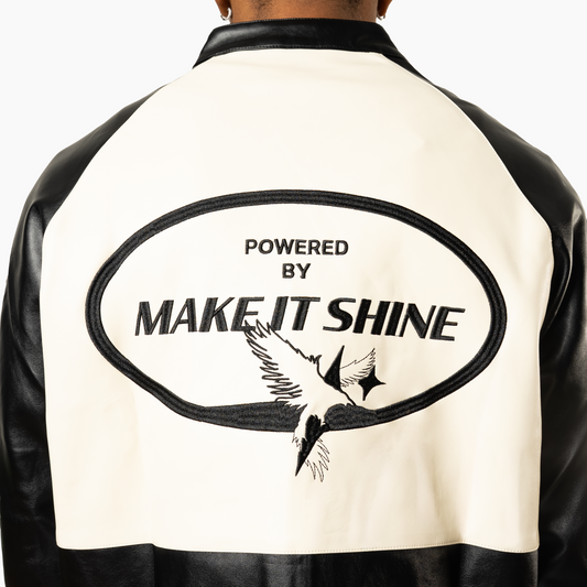 Leather Jacket Double Stars