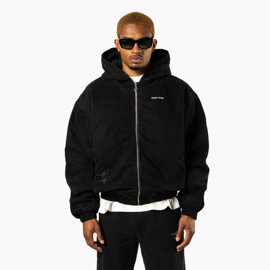 Denim Bomber Double Stars