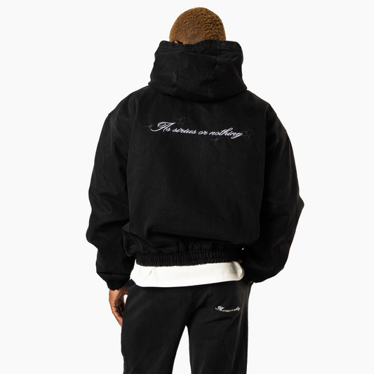 Denim Bomber Double Stars