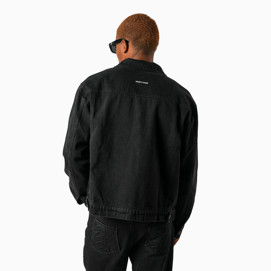 Denim Jacket Monogram - Noir