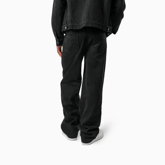 Carpenter Denim Monogram - Noir Moissanite