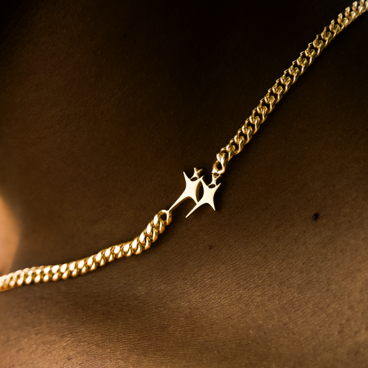 Chaîne MIS Cuban - Doré
