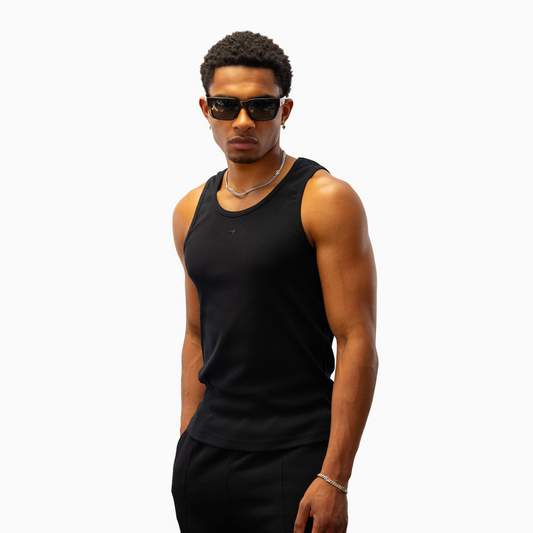 Rib Tank Signature - Noir