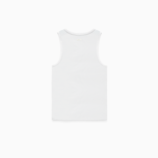 Rib Tank Signature - Blanc