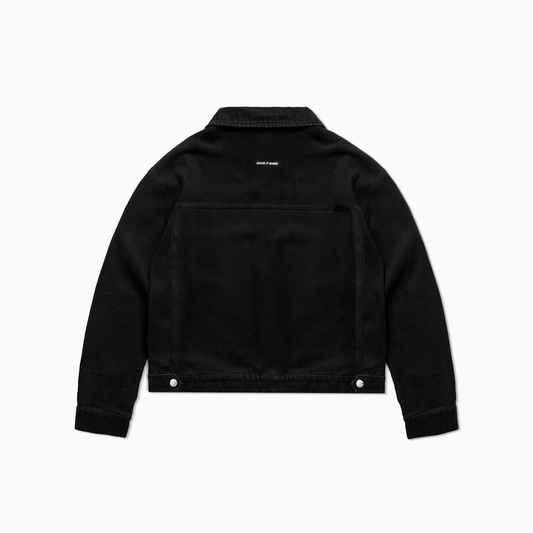 Denim Jacket Monogram - Noir