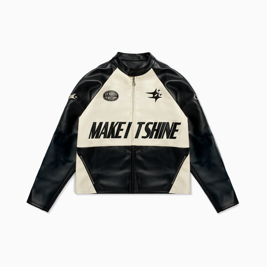 Leather Jacket Double Stars