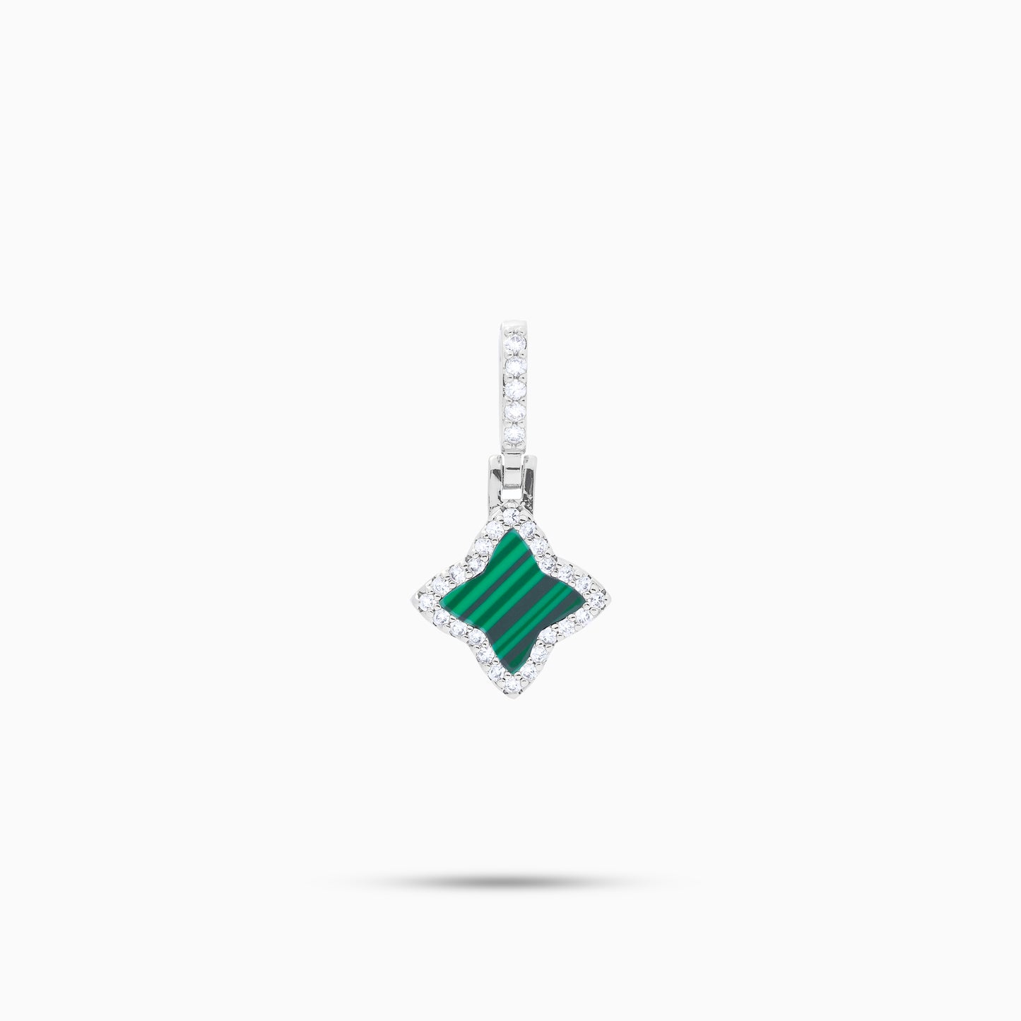 Silver Flower - Green
