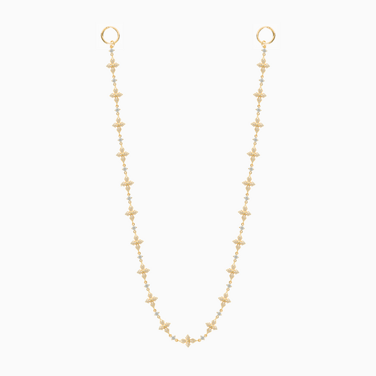 Iced Celestial Wallet Chain - Gold