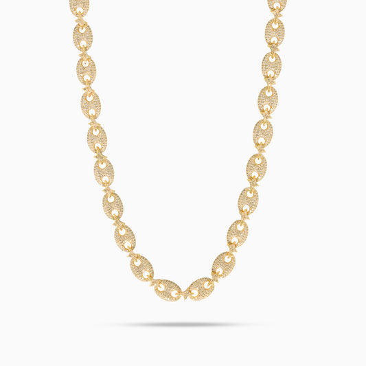 Iced Coffee Beans Chain - Gold