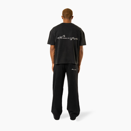 T-shirt Double Stars Noir