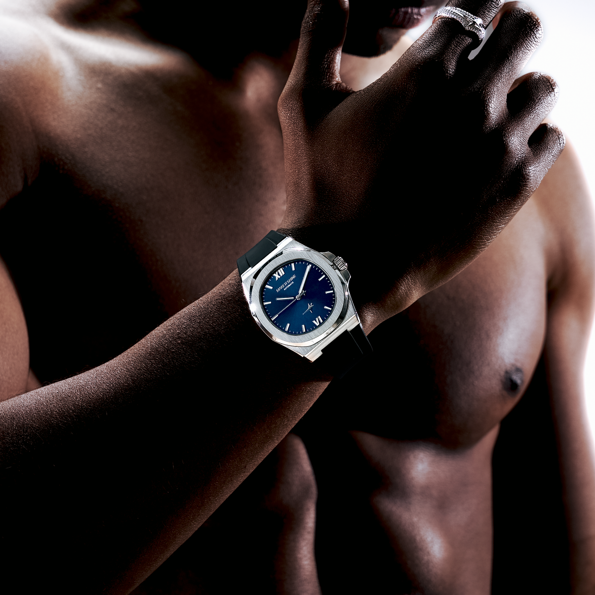 ASON1 - Blue Dial & Rubber Strap