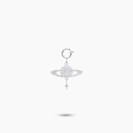 Sleakz Pendant - Falling Planet silver