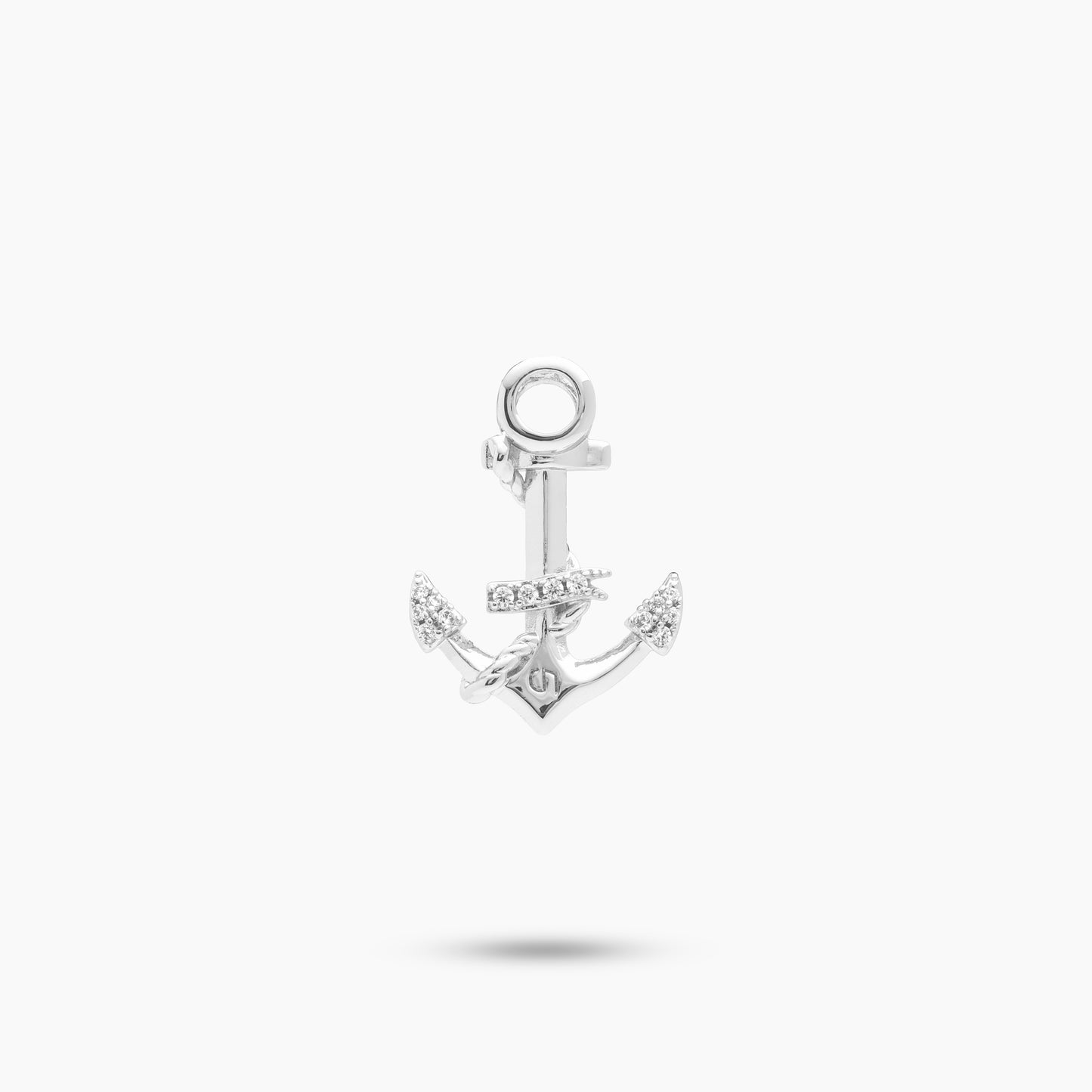 Silver set ship anchor