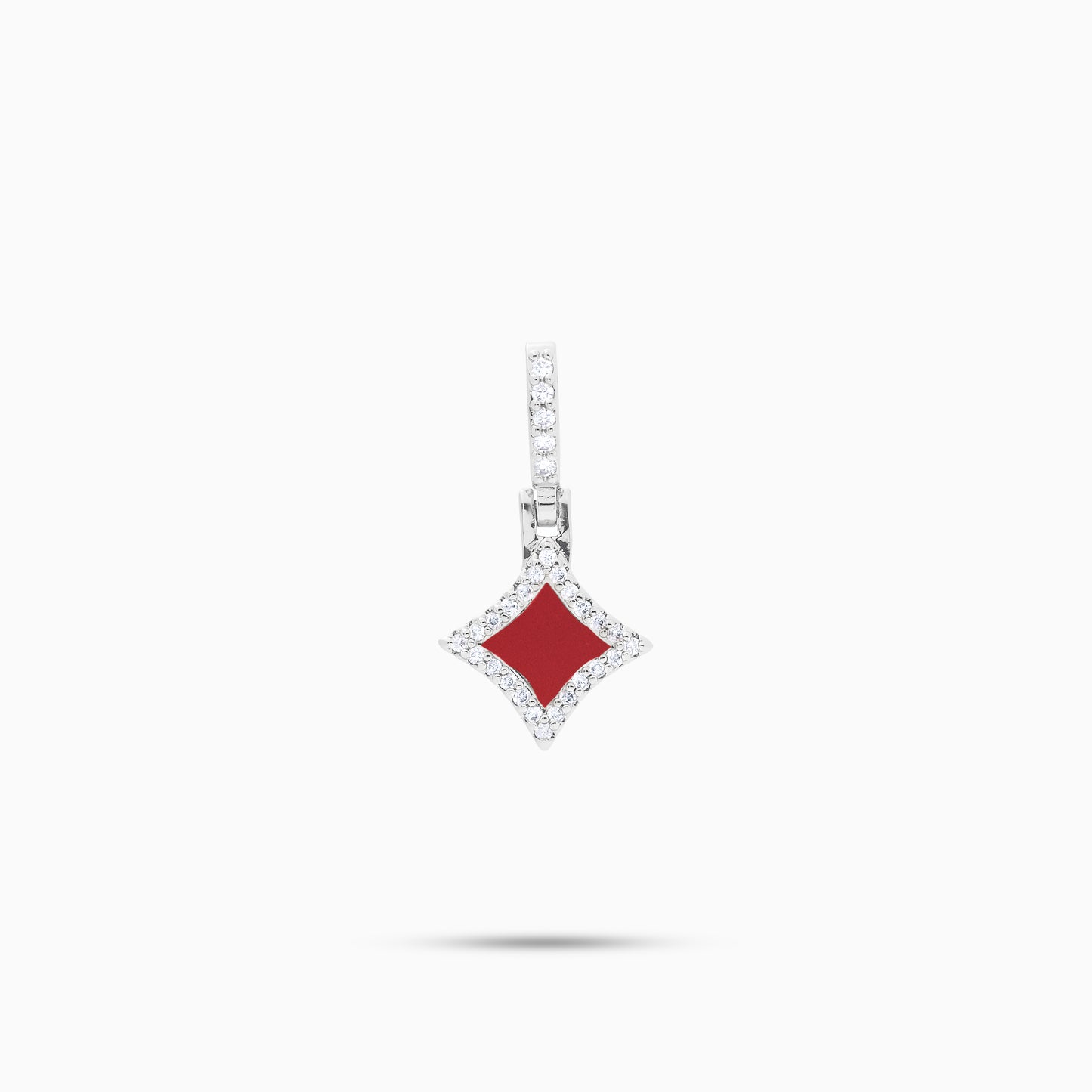 Silver star - Red