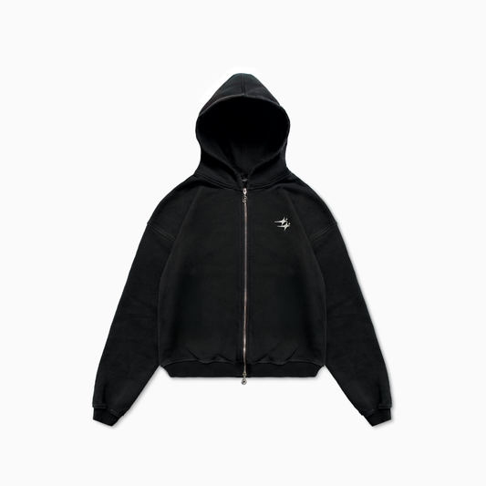 Zip Hoodie Double Stars
