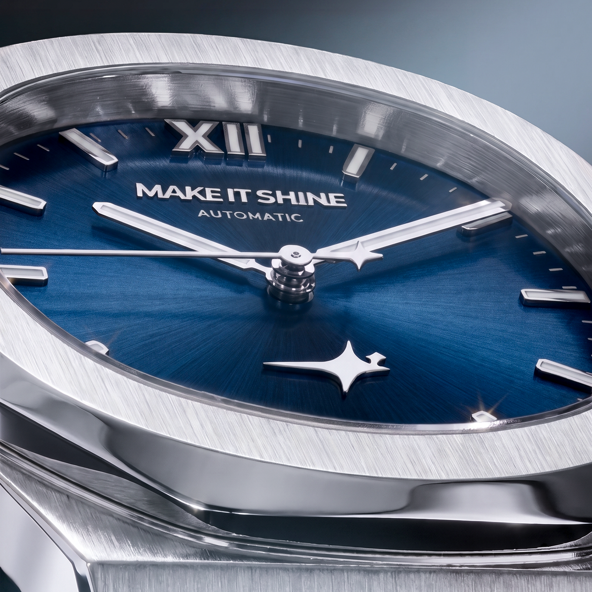 ASON1 - Cadran Bleu & Bracelet Acier inoxydable 316L