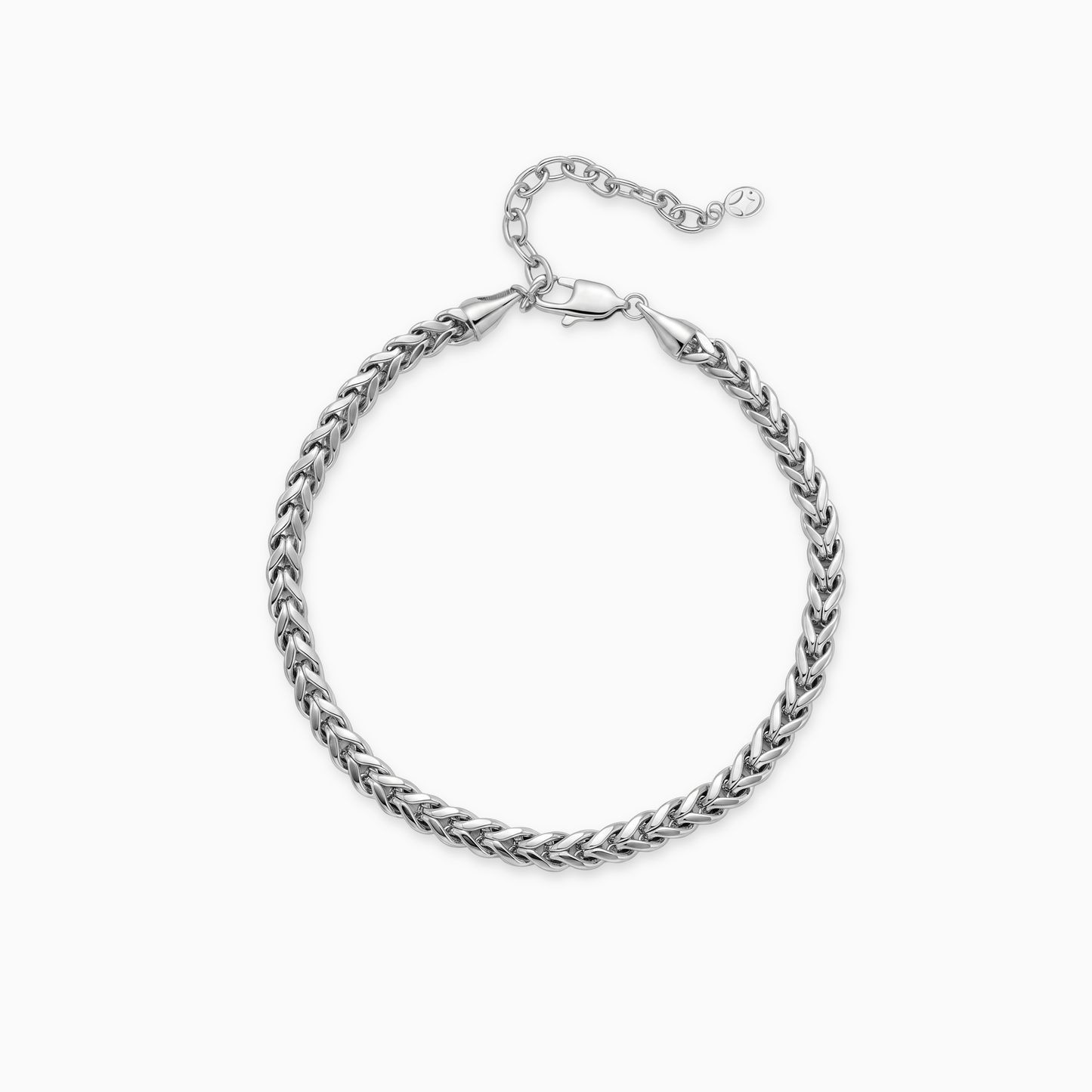 Franco bracelet 3 mm silver