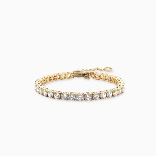 Tennis bracelet 4 mm gold