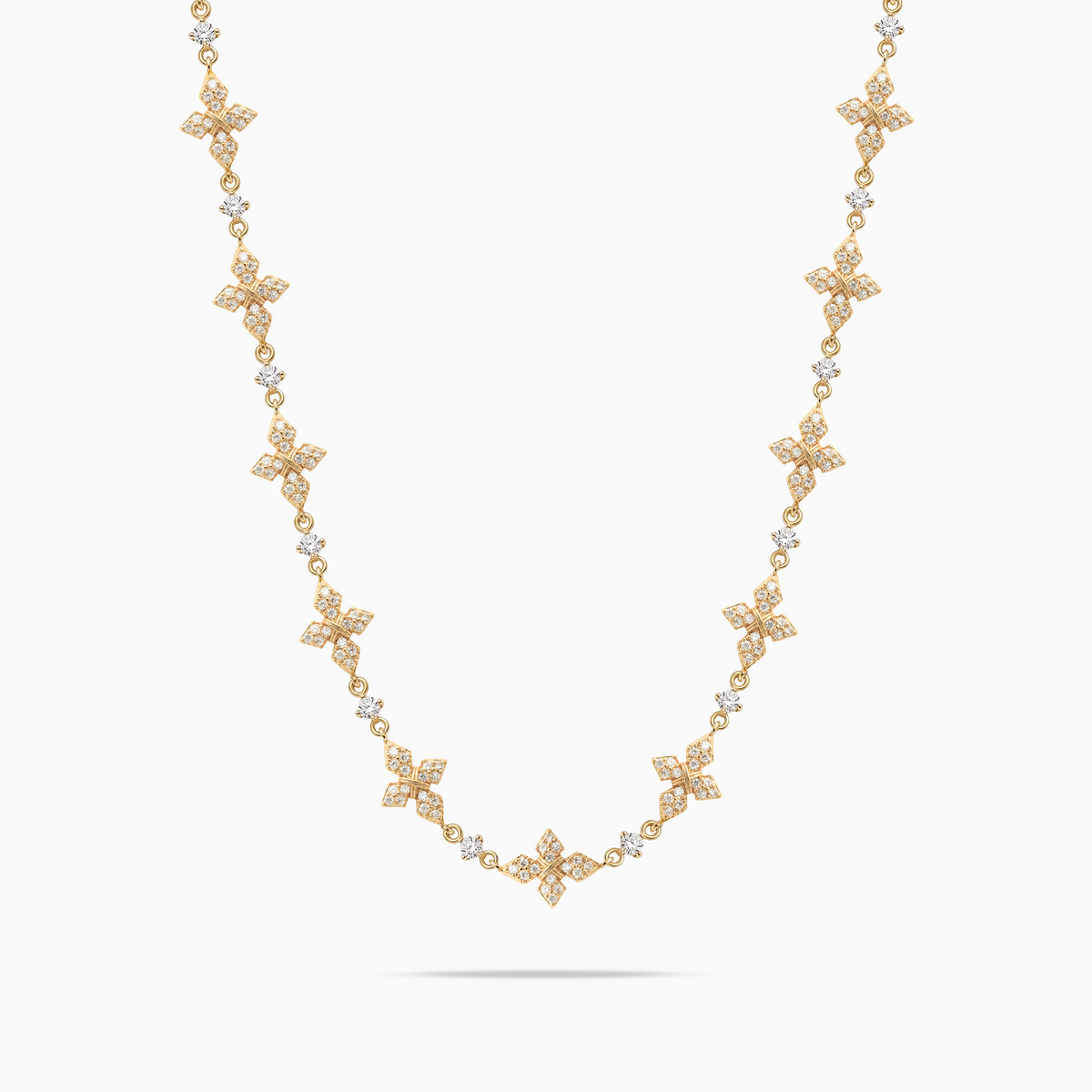 Chaîne Iced Celestial - Argent 925 / Dorure Or jaune & Moissanite VVS