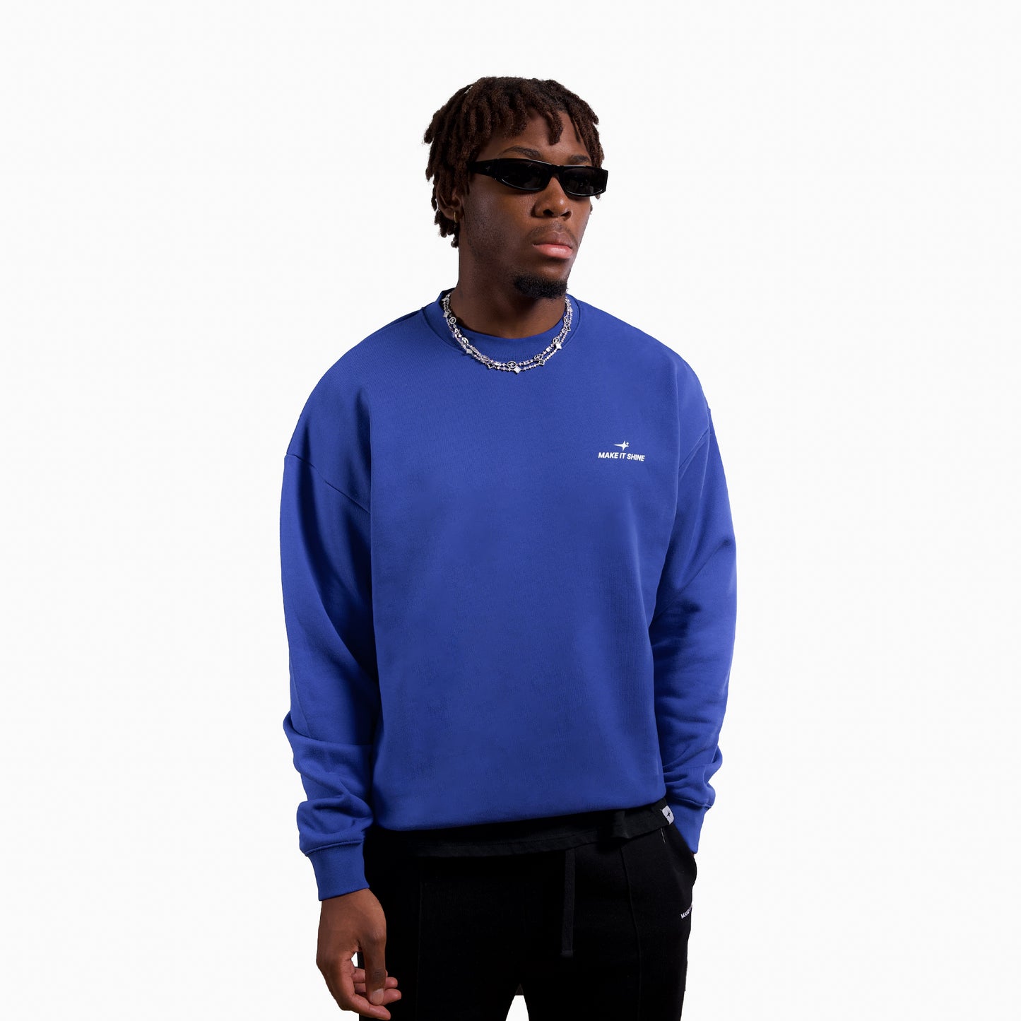 Signature Sweater - Blue Cobalt