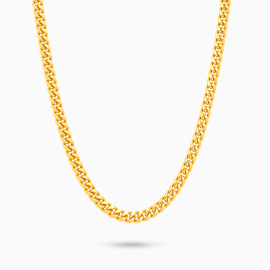 Cuban link chain 5mm Gold