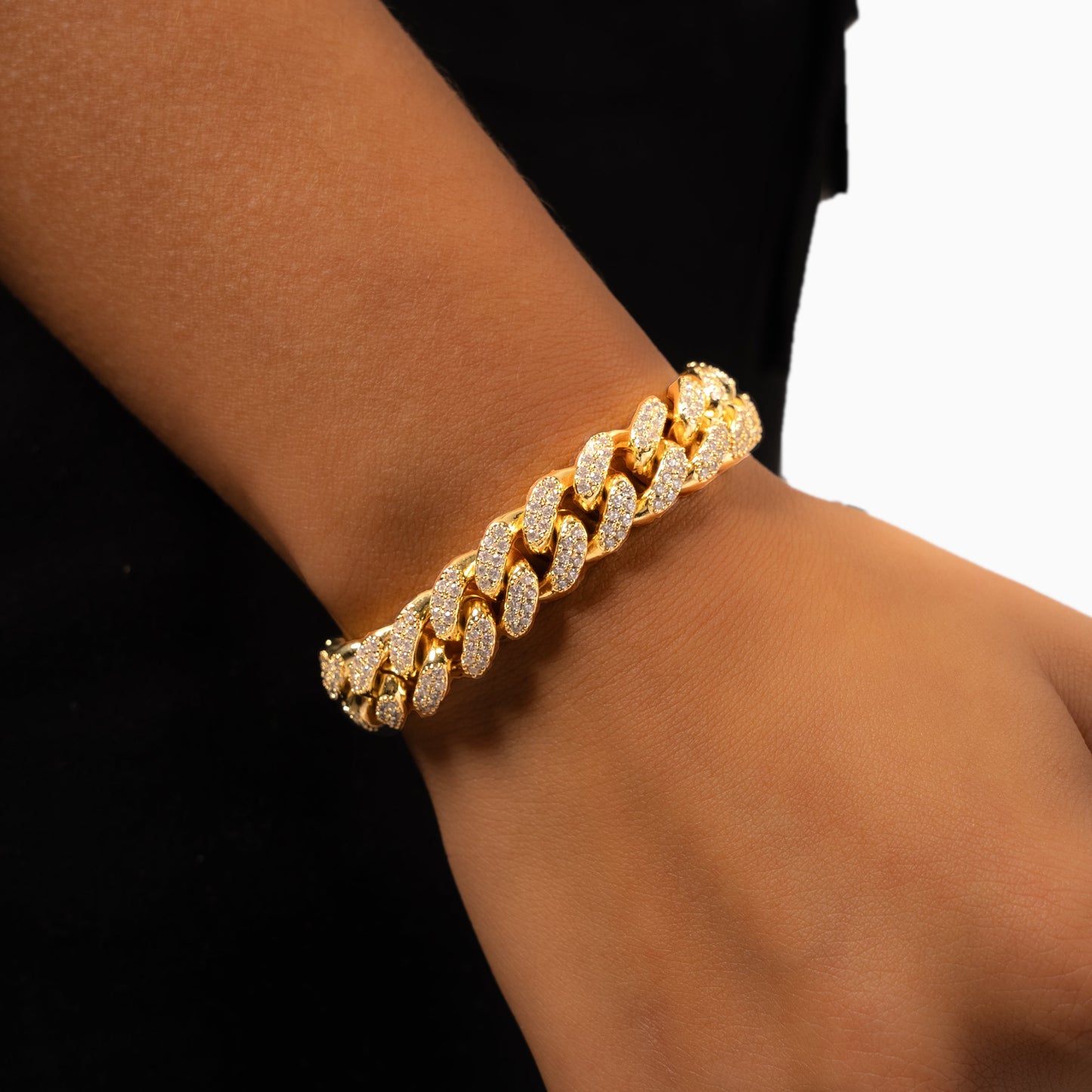 Iced cuban link 12mm bracelet