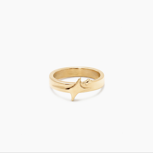 Signature ring dorée
