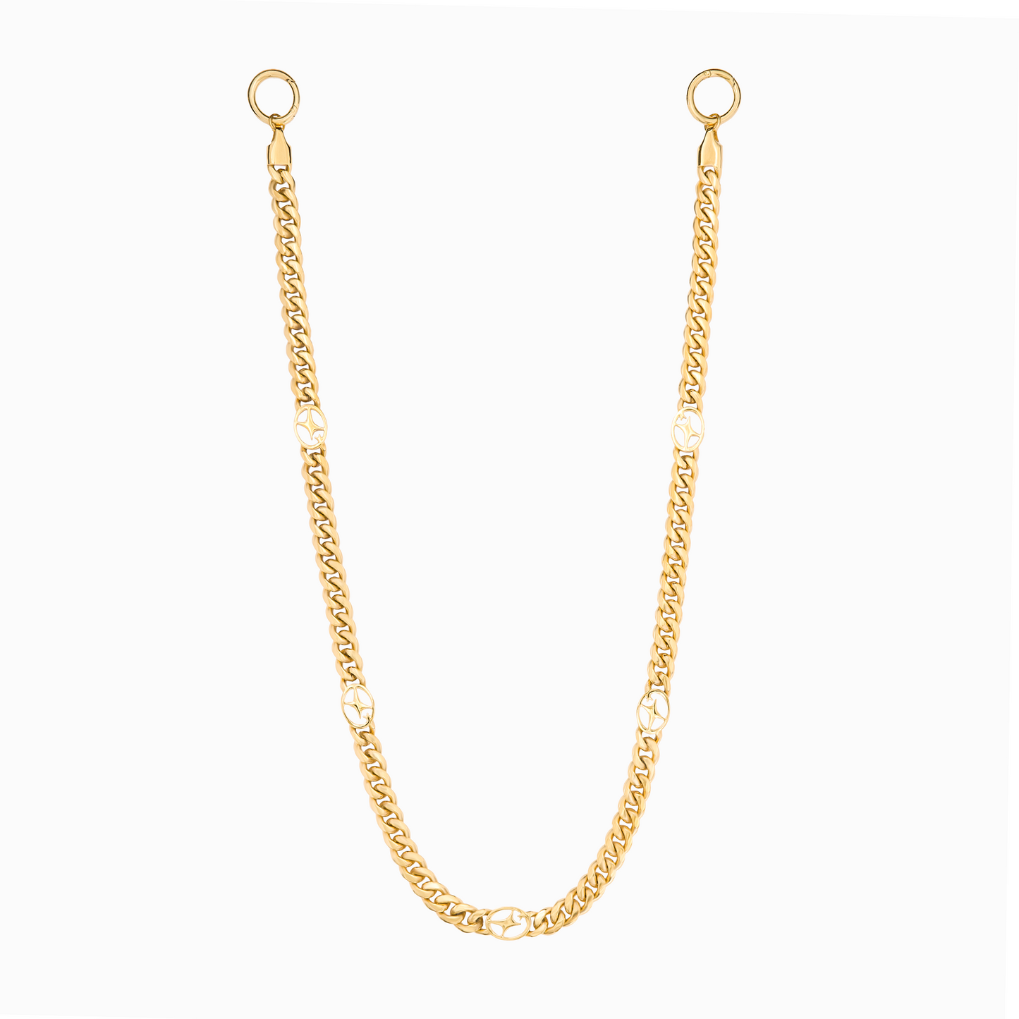 Wallet Chain Cuban link Signature 8 mm Gold