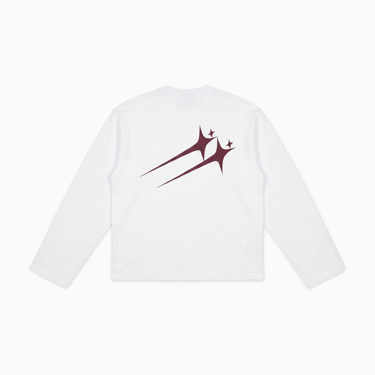 Long sleeve Twin Stars - White