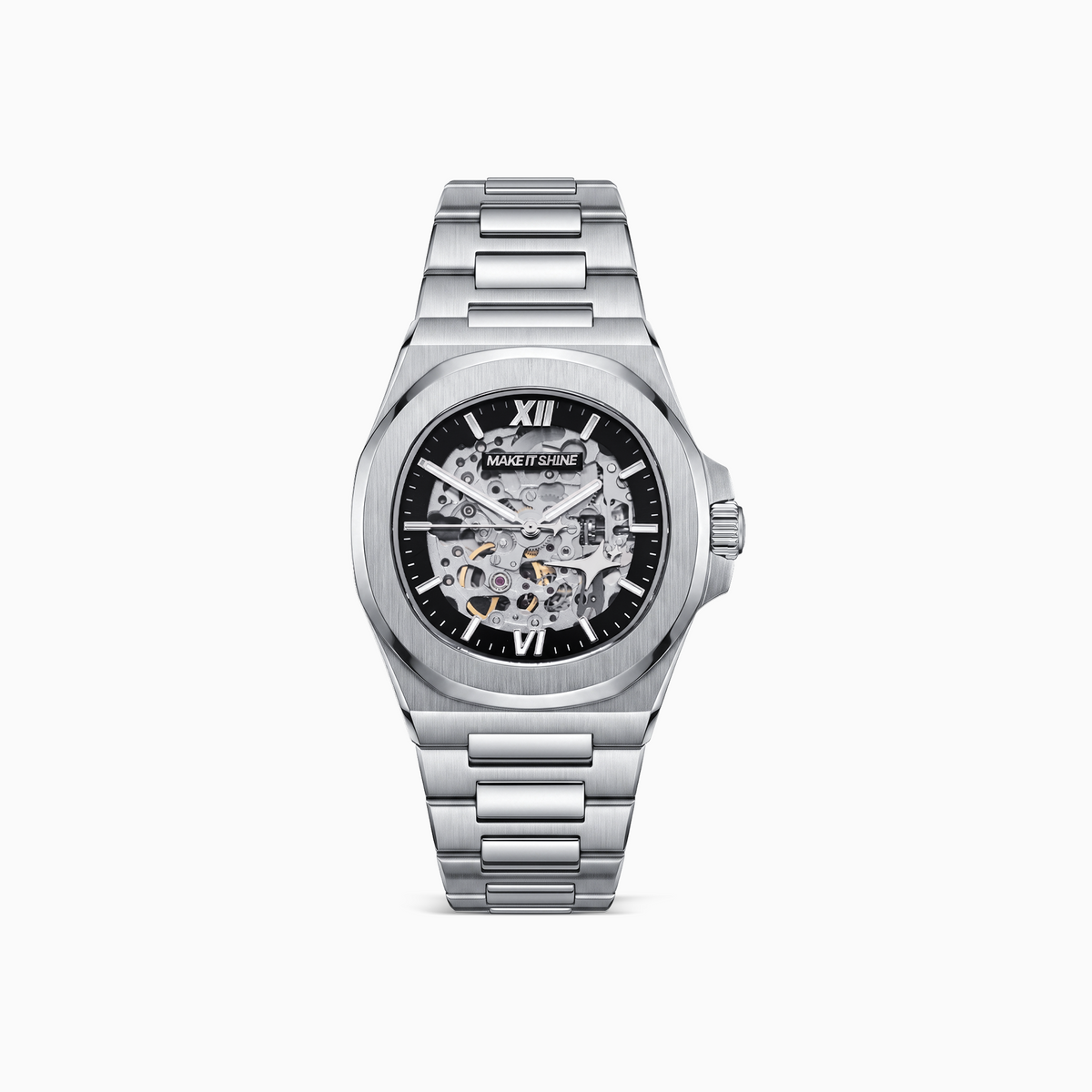 ASON1 - Cadran Skeleton & Bracelet Acier inoxydable 316L