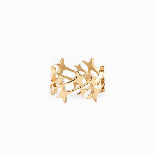 Monogram Ring Gold