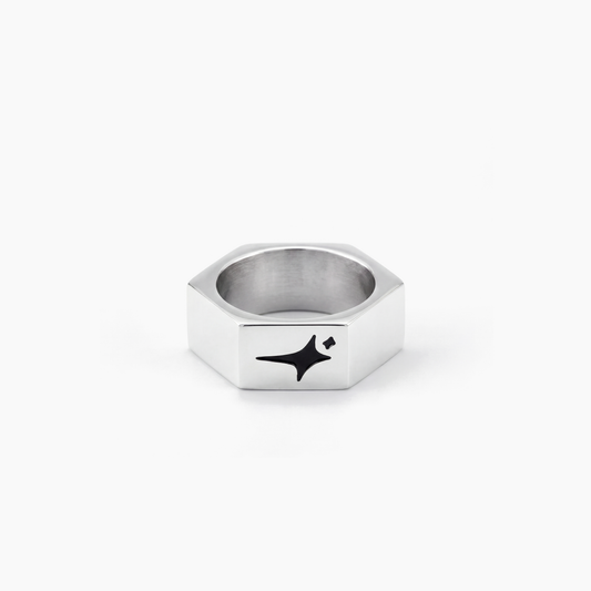 Nut ring argentée