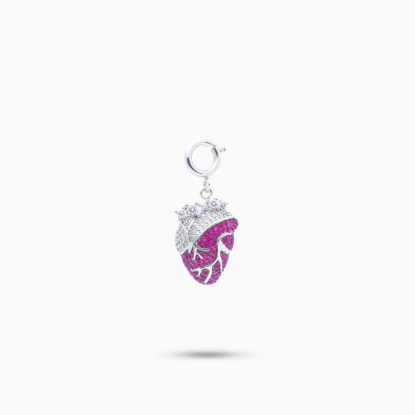 Sleakz Pendant - Micro Organic heart purple