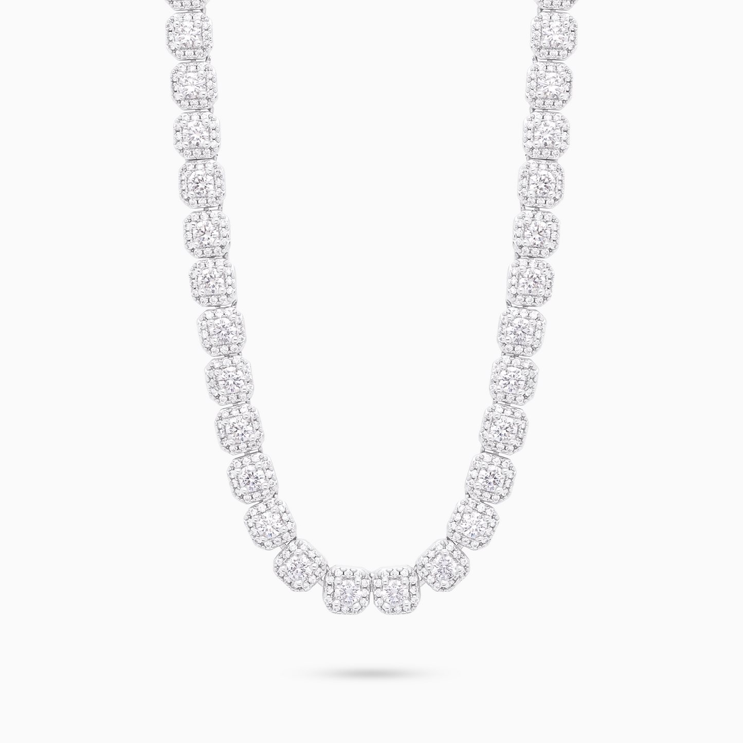 Pavé de brilliance chain 6mm silver