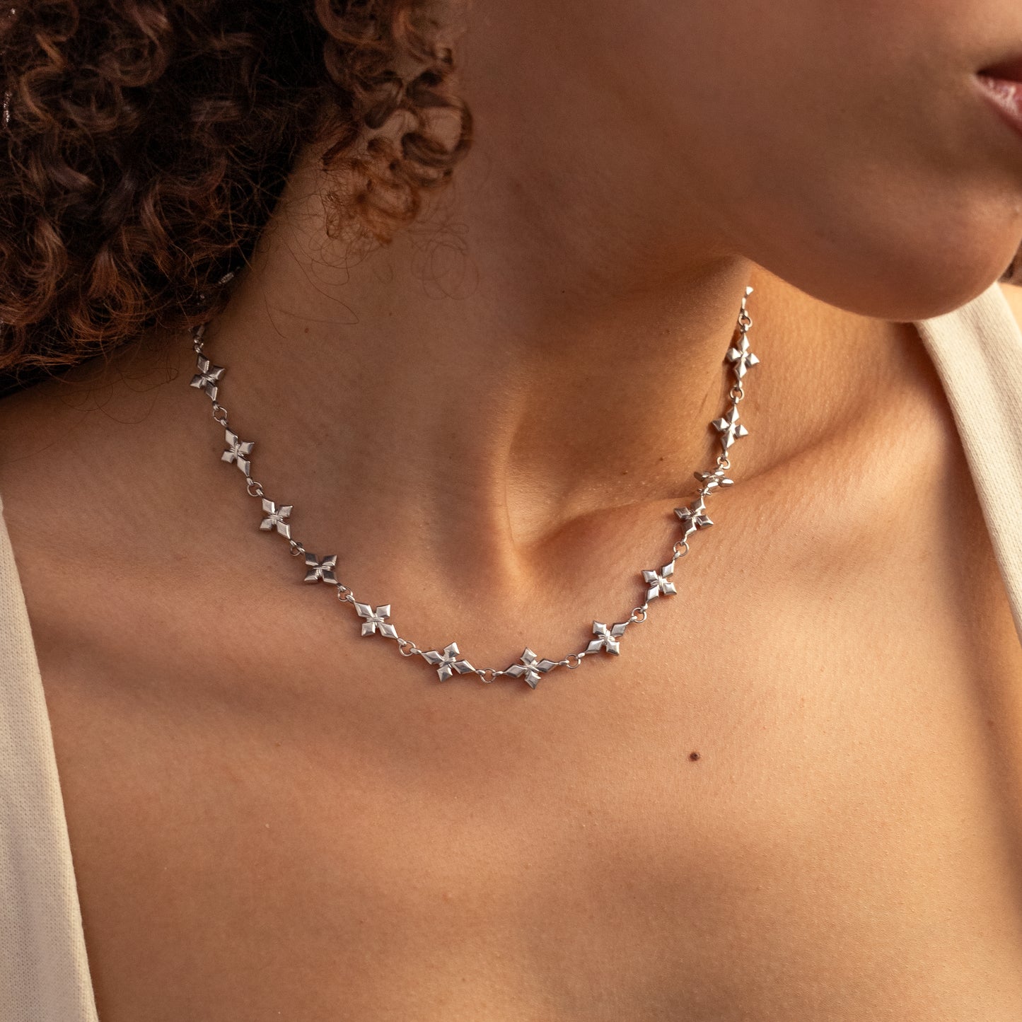 Chaîne Celestial - Argentée
