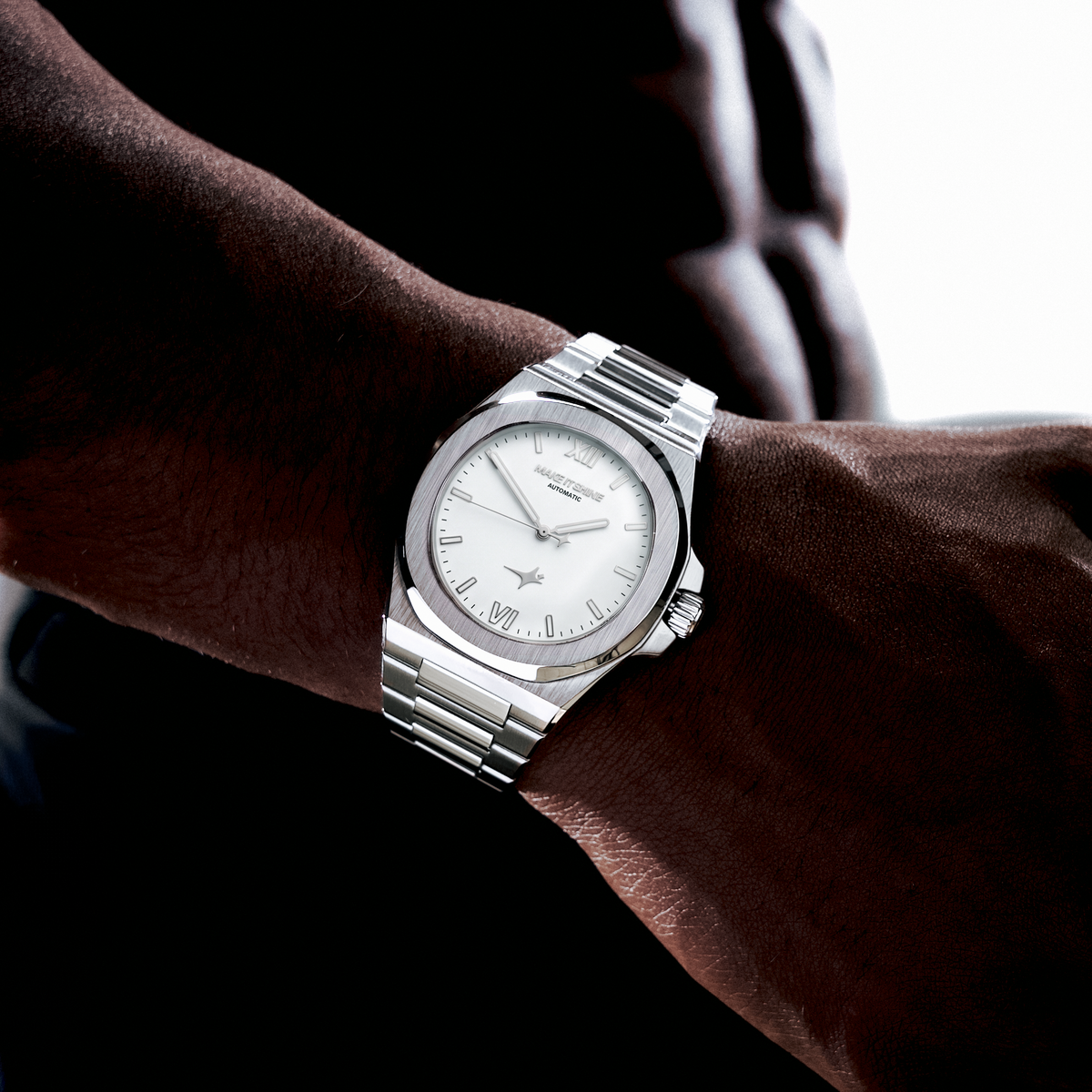 ASON1 - White Dial & 316L Stainless Steel Bracelet