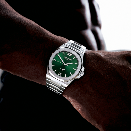 ASON1 - Cadran Vert & Bracelet Acier inoxydable 316L