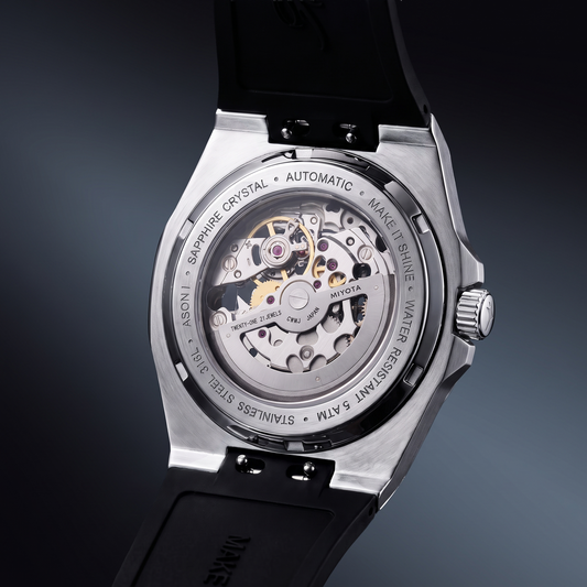 ASON1 - Cadran Skeleton & Bracelet Rubber