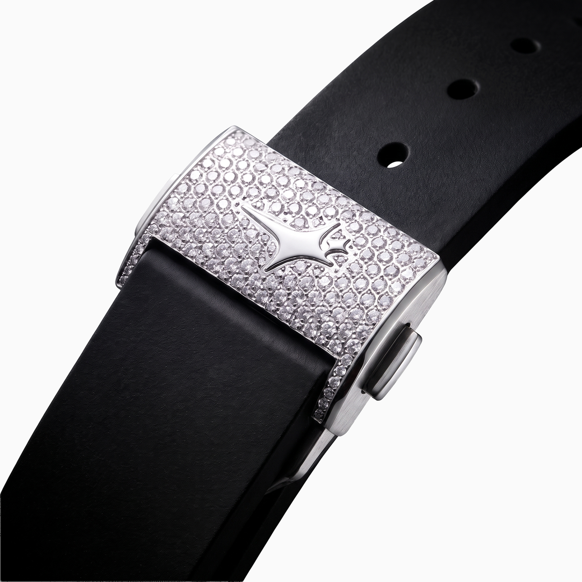 Bracelet Rubber - Moissanite VVS