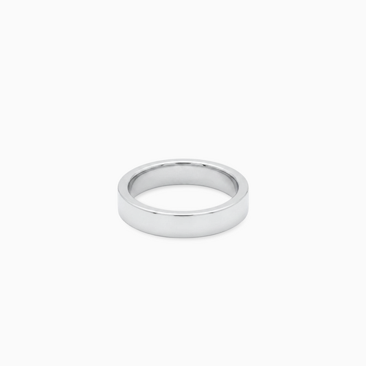 Slim classic band argentée