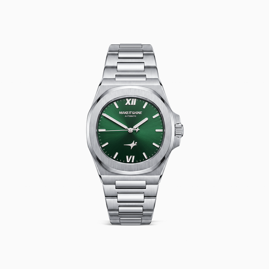 ASON1 - Cadran Vert & Bracelet Acier inoxydable 316L