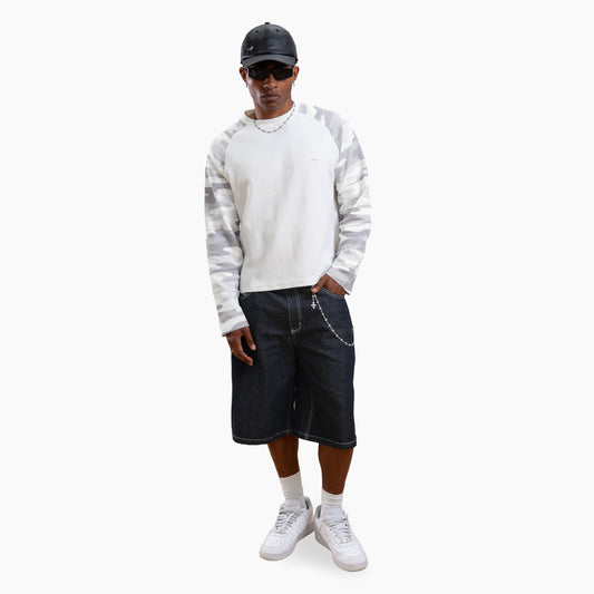 Camo waffle long sleeve - Grey
