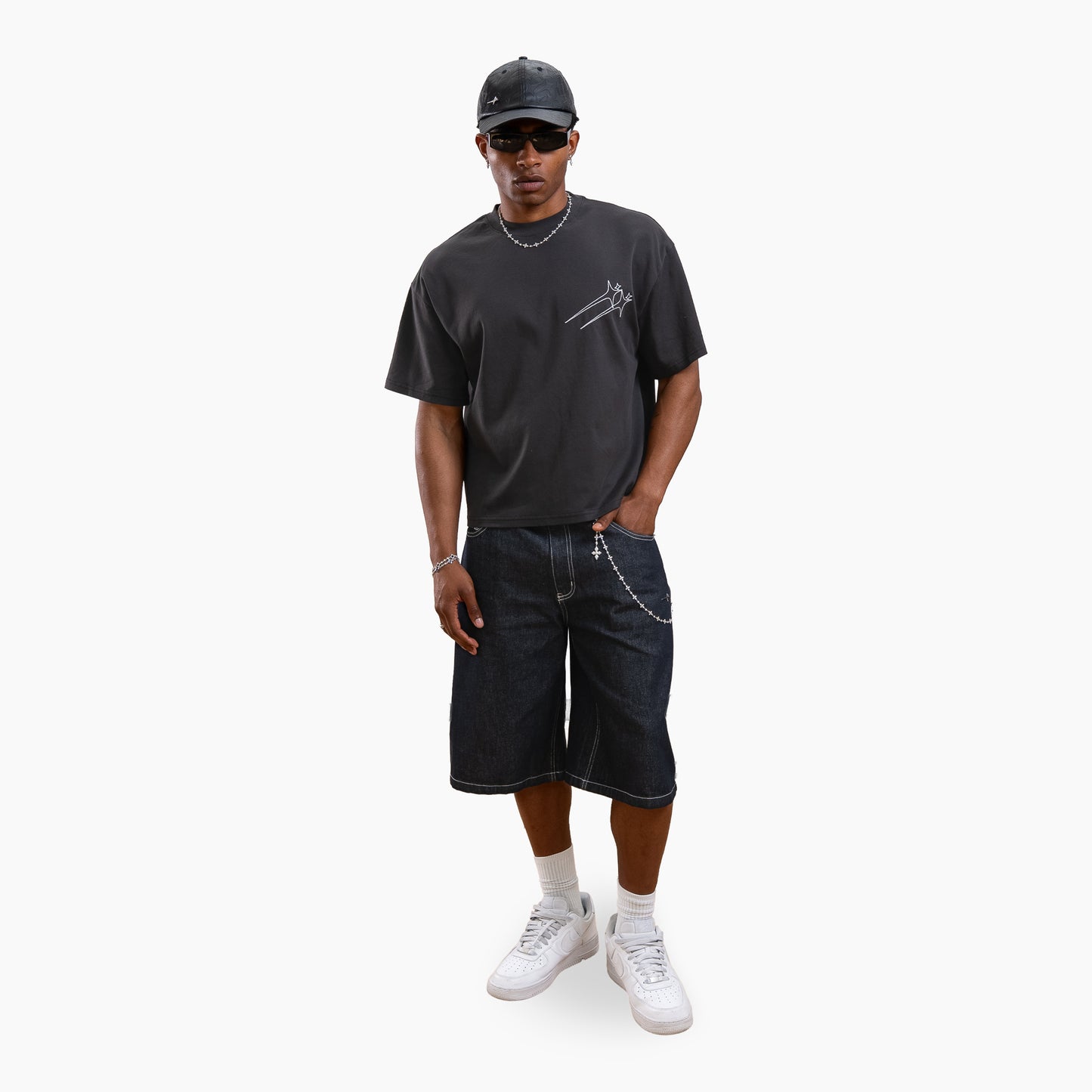 Twin Stars T-shirt - Black