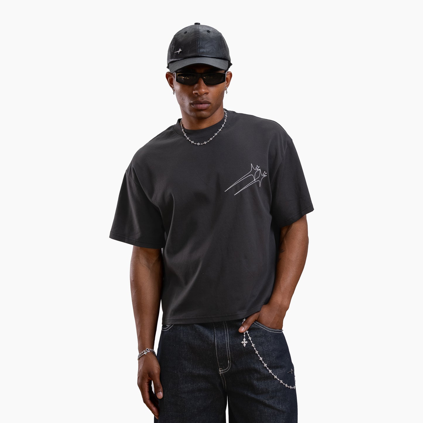 Twin Stars T-shirt - Black