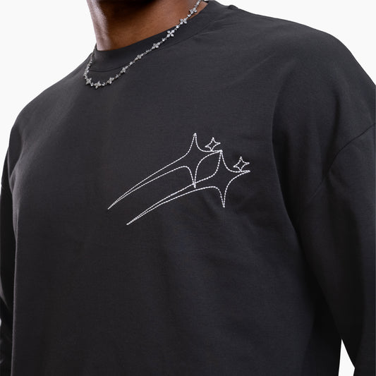Long sleeve Twin Stars - Black