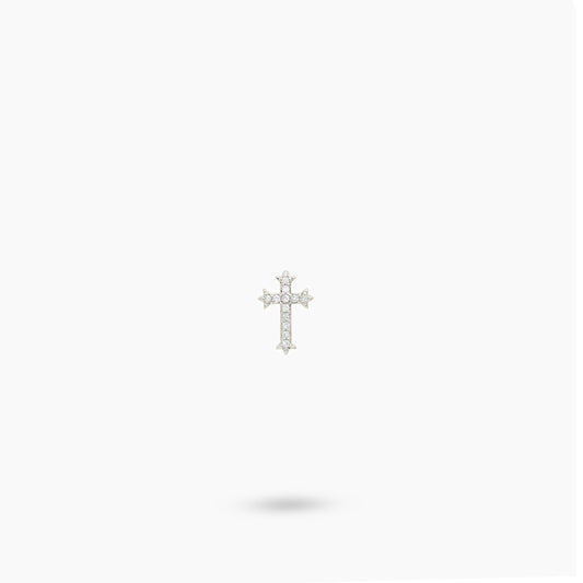 Sleakz Passant - Silver-set crucifix