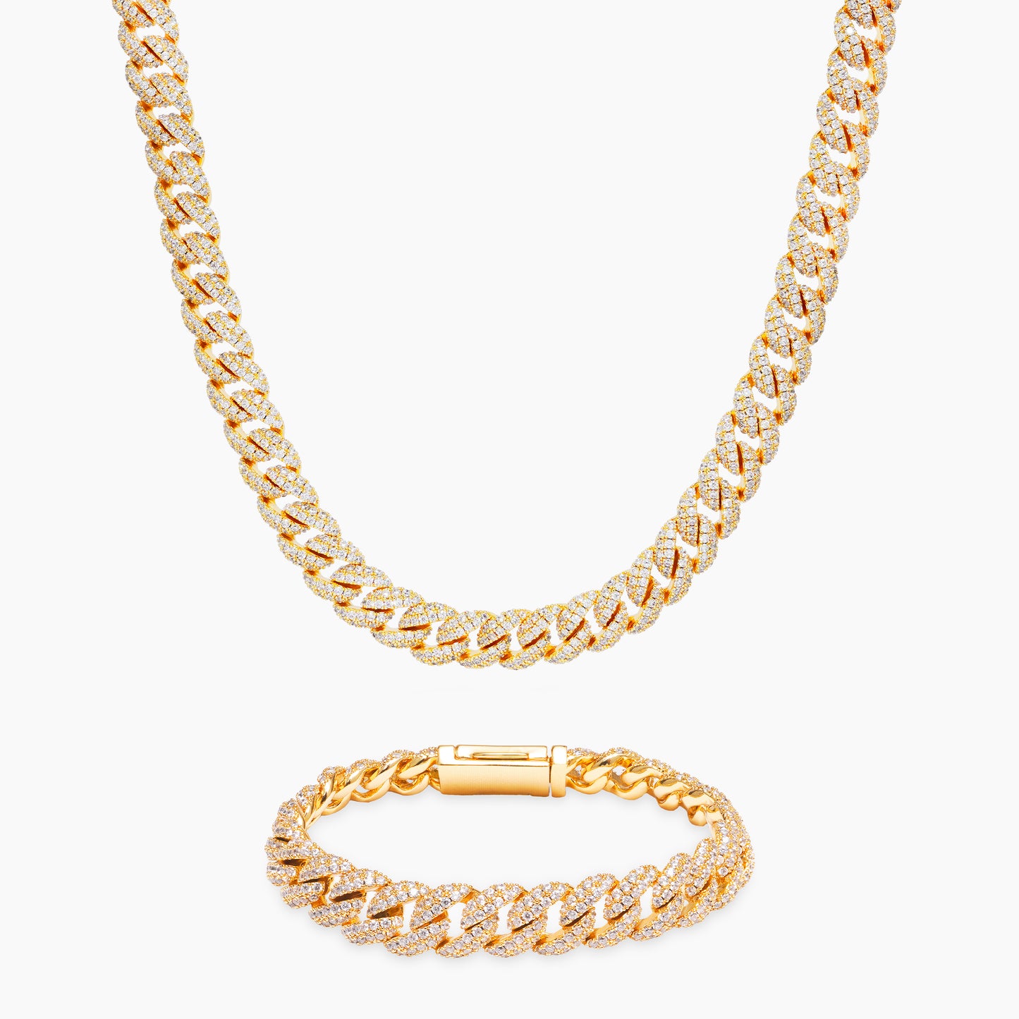 Ensemble Iced cuban link 10mm